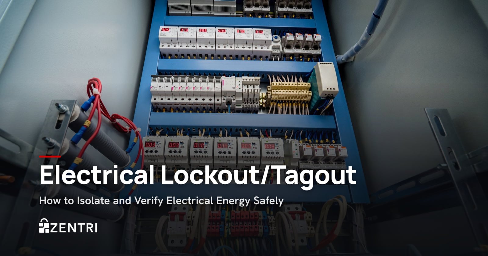 Electrical switchboard with rows of circuit breakers